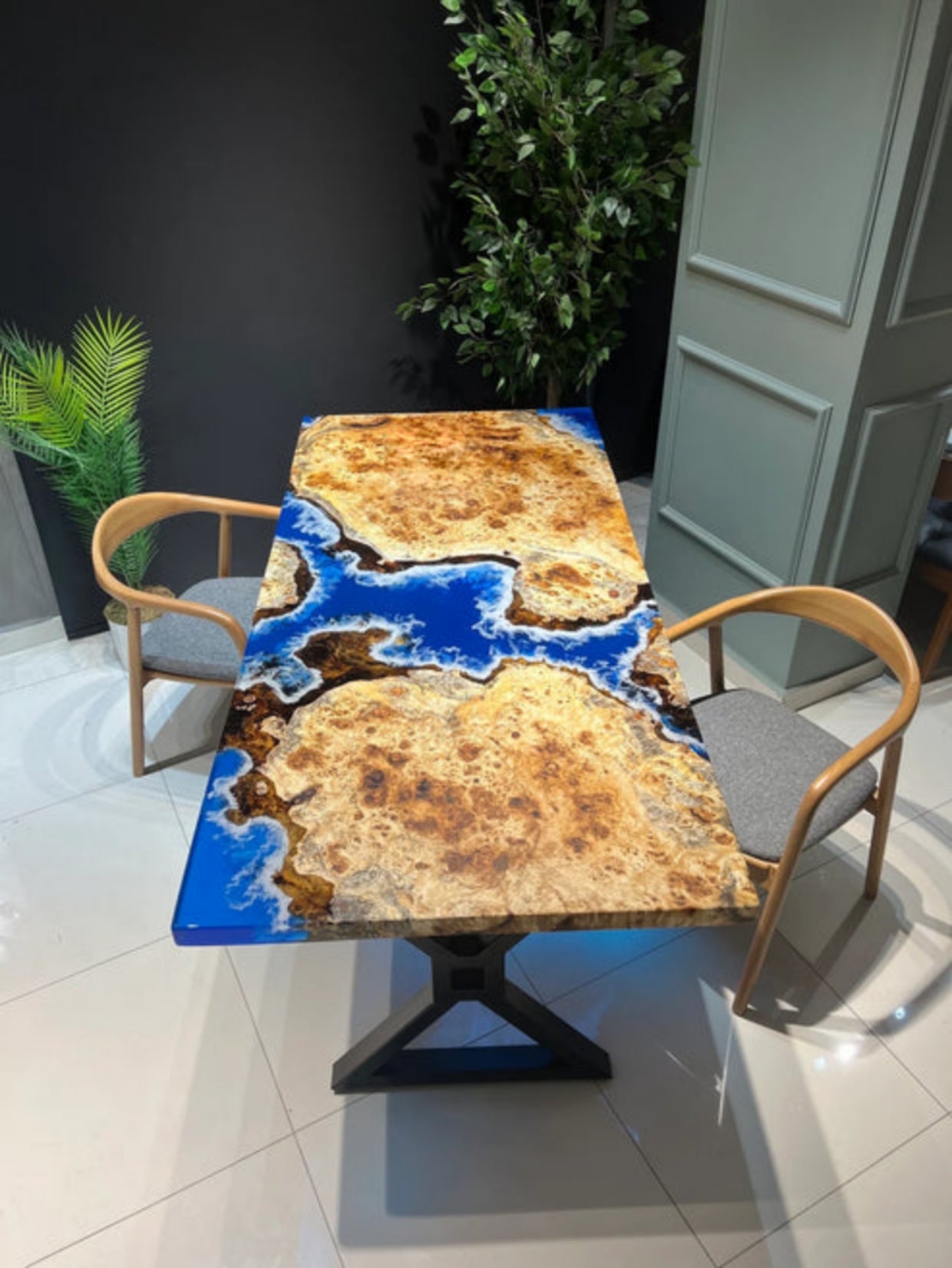 Ocean resin table for your home interiors and office table 