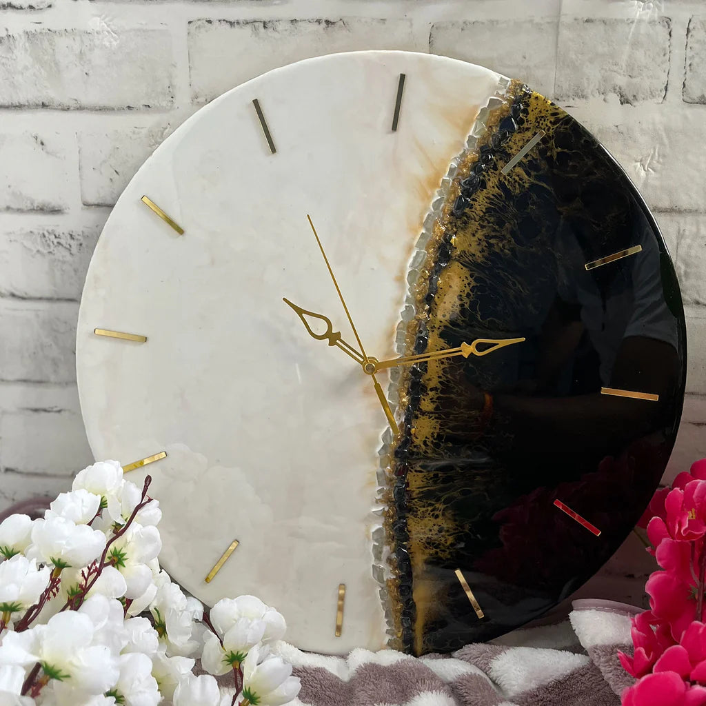 wall clock | Resin Art wall clock |Resin wall hangings | Premium Epoxy Resin Art Wall Clocks For Home Decor