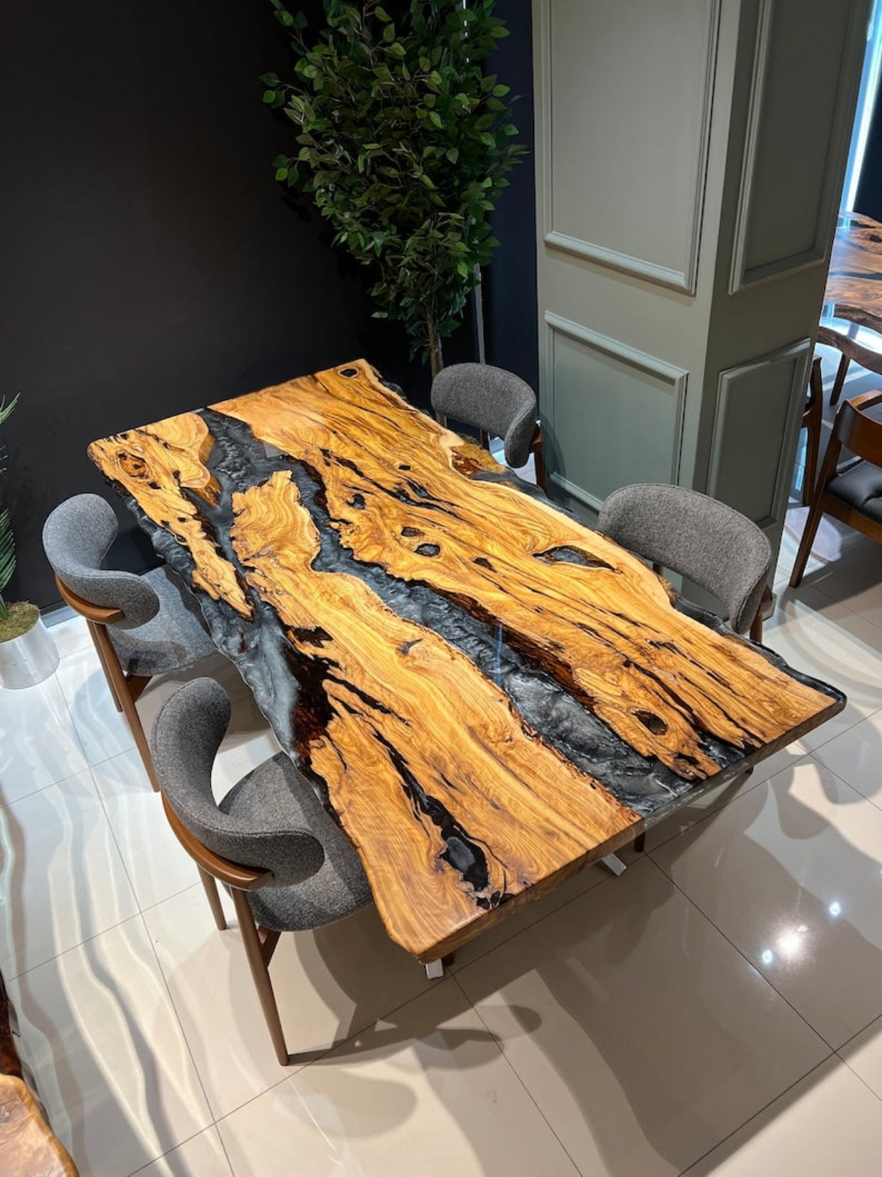 Clouds design resin table for your home interiors and office 