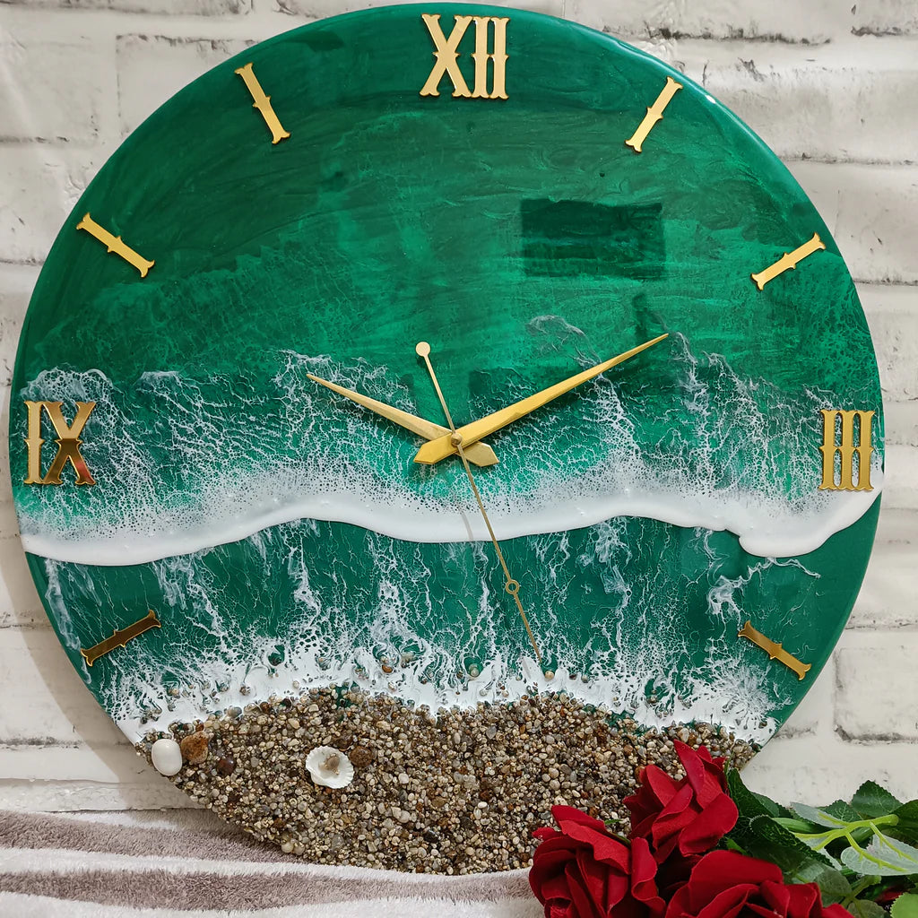 wall clock | Resin Art wall clock |Resin wall hangings | Premium Epoxy Resin Art Wall Clocks For Home Decor