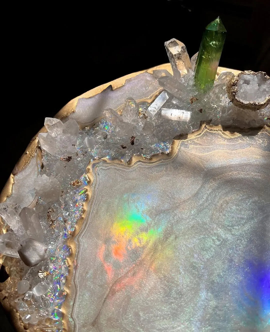 Radiance Nest Luxury Resin Coffee Table