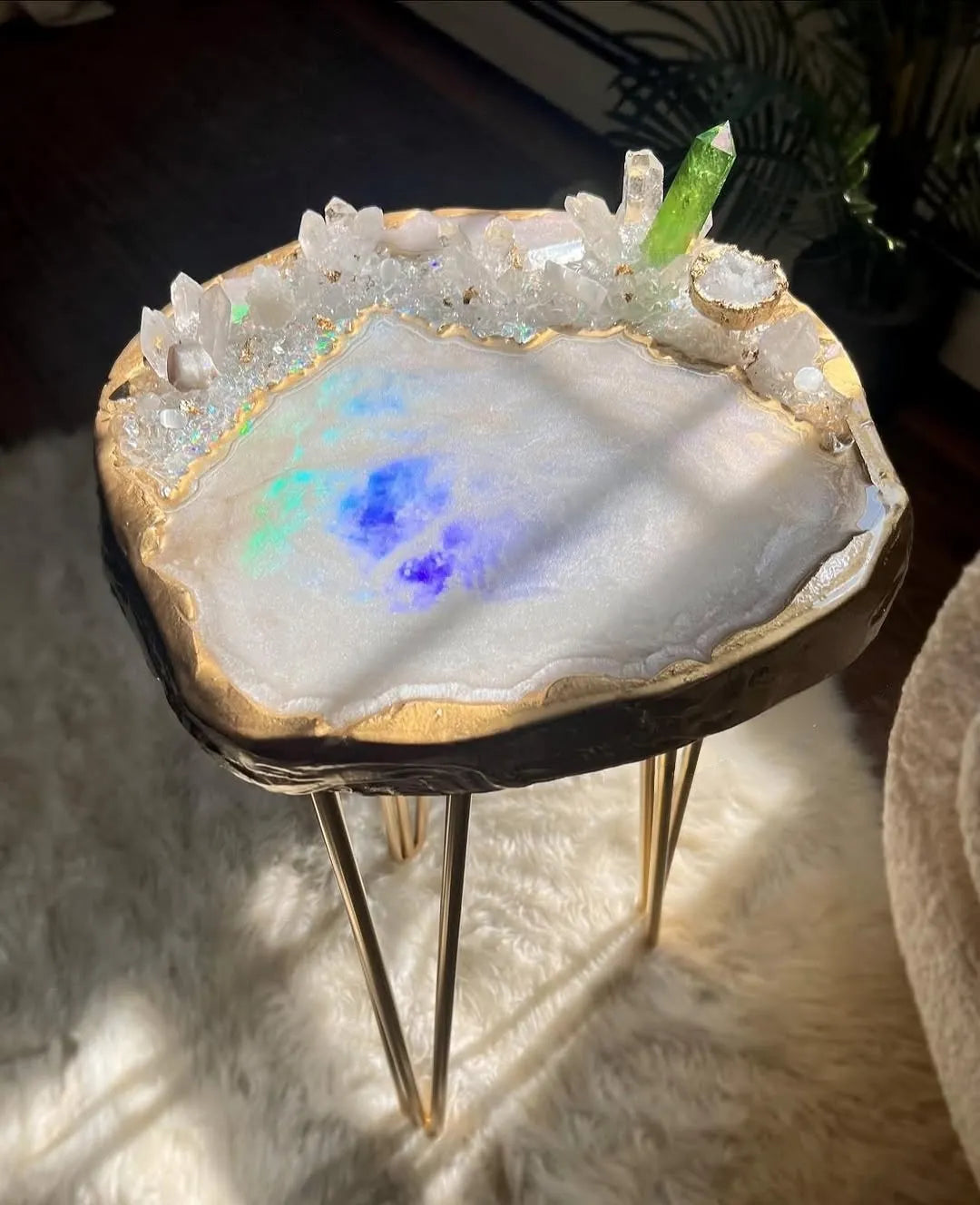 Radiance Nest Luxury Resin Coffee Table